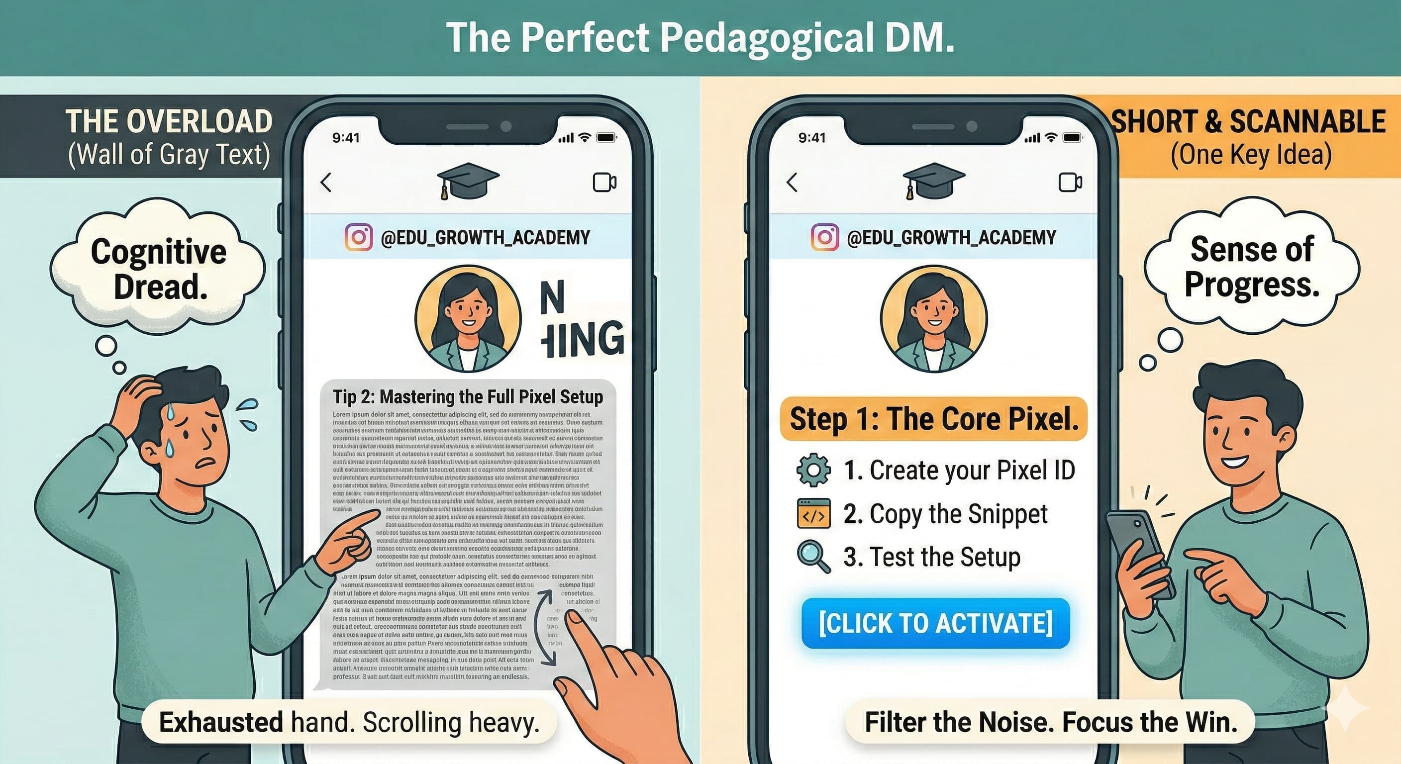 Keeping Each DM Short, Scannable, and Valuable